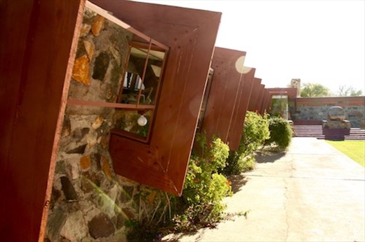Repeating shapes, Taliesin West 