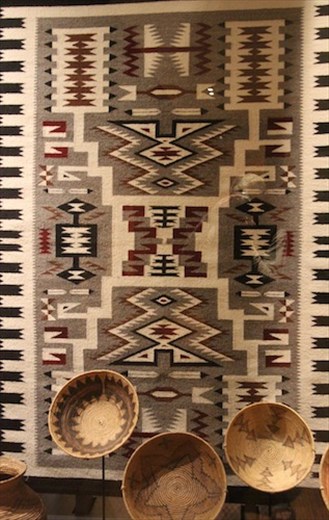 Rug and pottery, Heard Museum
