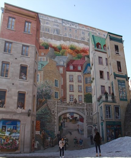 Mural, Old Town Quebec City
