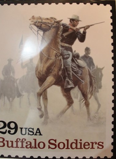 Buffalo Soldier Stamp, Ft. Davis NM