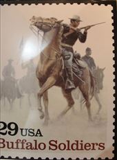 Buffalo Soldier Stamp, Ft. Davis NM: by vagabonds3, Views[423]