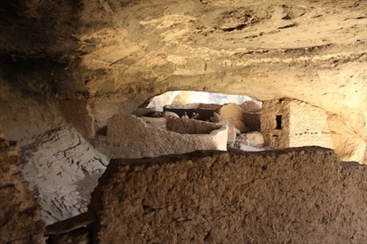 Inside view, Gila Cliff Dwellings NM