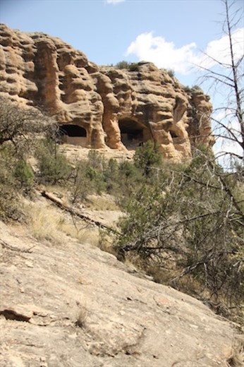On the trail, Gila Cliff Dwellings NM