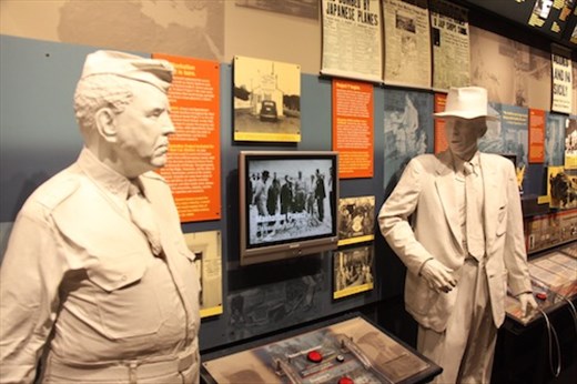 Oppenheimer and Gen Graves, Bradbury Science Museum, Los Alamos