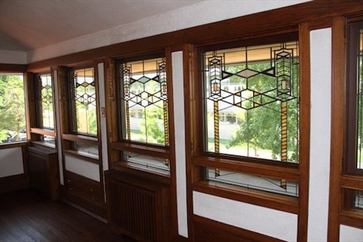 Art-glass windows, Robie House