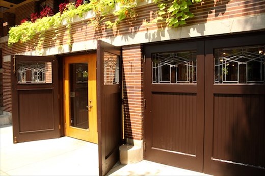 Robie's three-car garage