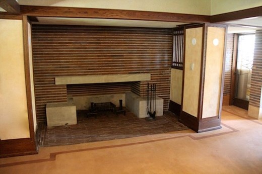 Hearth = Heart of home, Robie House