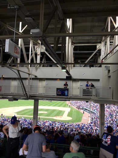 Old Wrigley poles and girders