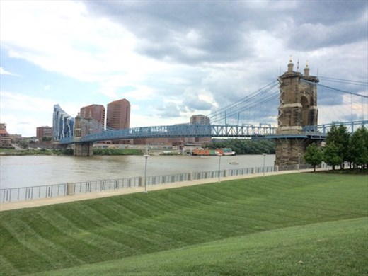 Across the Ohio River to Covington KY
