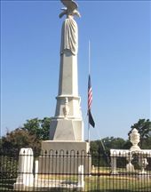 Johnson's Grave (with half-staff flag for John McCain): by vagabonds3, Views[385]