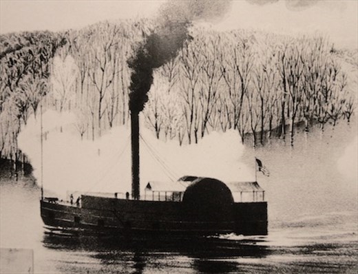 Grant's forces moved by the Navy, to Ft.Henry and Ft. Donelson