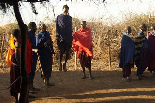 Masai dancers,  Olpopongi