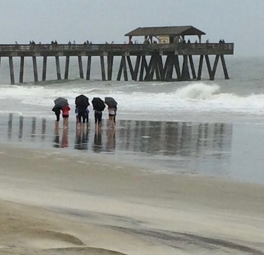 Not a good beach day, Brunswick, GA