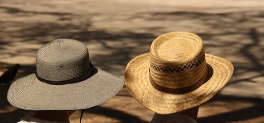 Sharing a park bench quietly... Old San Juan