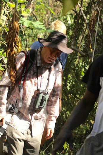 Ian on the trail,  Mt. Harmon NP, Grenada