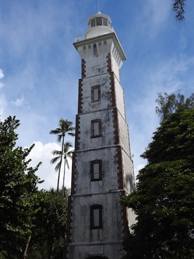 Lighthouse from 1867 European arrival, Papeete