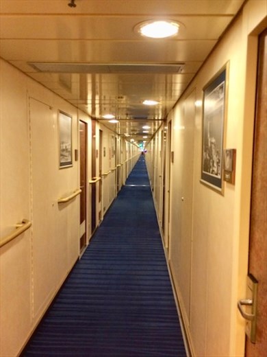 A long walk to our cabin