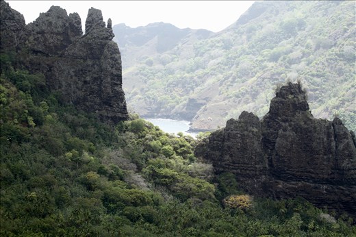 Igneous cliffs of Nuku Hiva