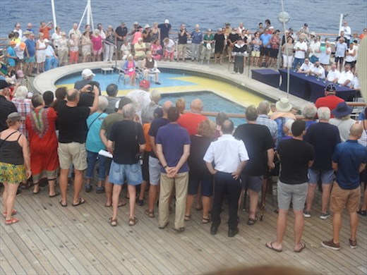 Equator crossing ceremony