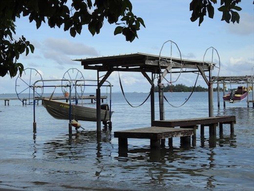 High and dry, Bora Bora