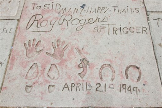 Childhood heroes, Grauman's Chinese Theater