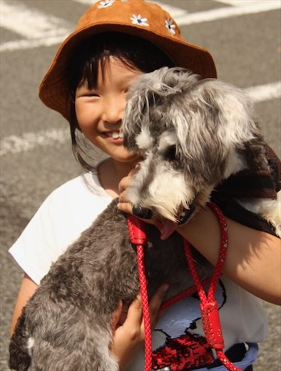 Girl with Dog, Kochi Market