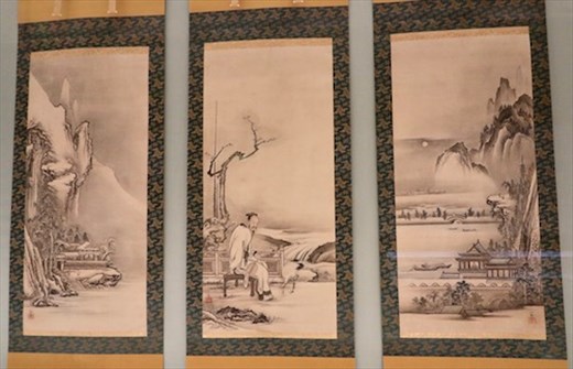Japanese triptych, Tokyo National Museum