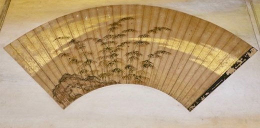 Painted fan, Tokyo National Museum