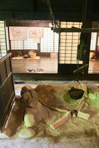 Traditional farmhouse rooms, Hida Folk Village