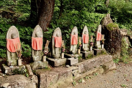 Jizo statues, Hida Folk Village