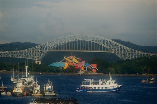 Bridge of the Americas and Frank Gehry designed BioMuseo