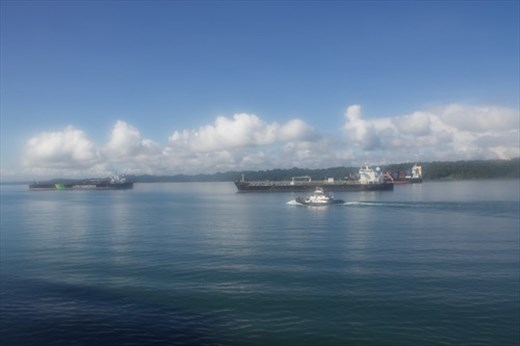 Lake Gatun, Panama Canal's parking lot