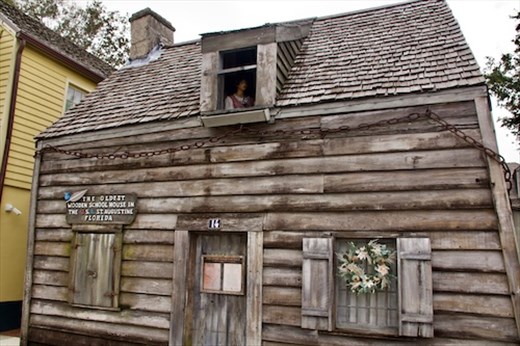 Oldest Wooden Schoolhouse in the US, St. Augustine