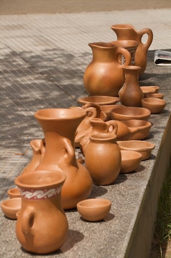 Pottery for sale, Cafayate Plaza