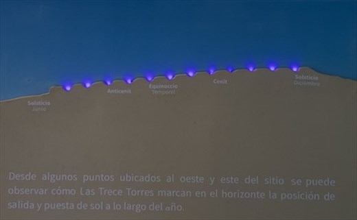 Explanation of how Chanquillo worked, Cerro Sechin Museum