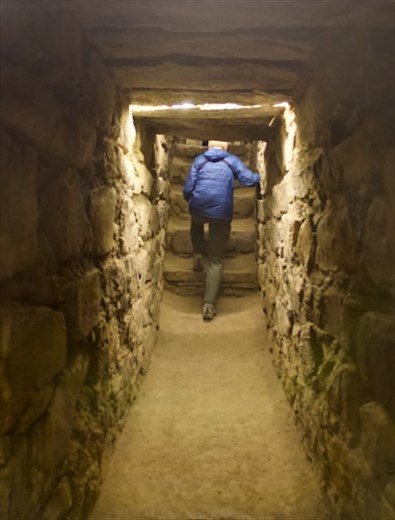 Connie keeps a low profile in the labyrinth, Chavín de Hauntar