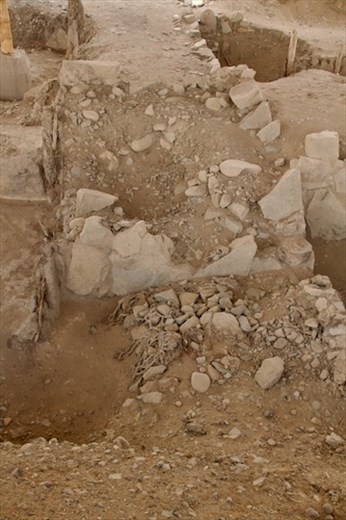 Work in Progress; 5000 year old wooden posts and rope