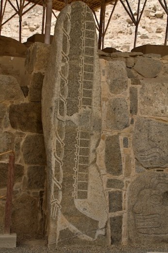 Stone carving, Cerro Sechin