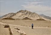 Our Caral guide, Tomás and three of the pyramids: by vagabonds3, Views[240]