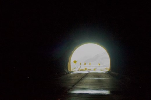 Light at the end of the tunnel—14330 feet above sea level