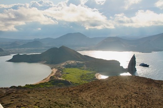 View of the Pinnacle from Bartholomew Island