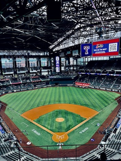 Global Life Field, home to the Texas Rangers