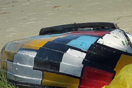 Boat on the beach, Ilha do Mel