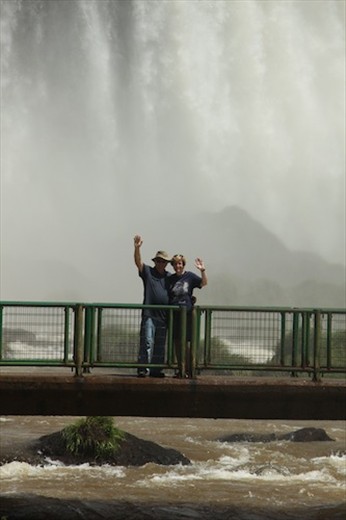 Hector and Lynn, Iguassu Falls