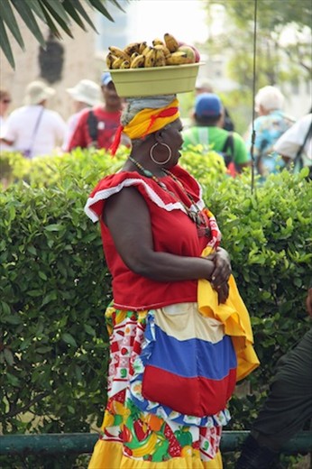 Banana lady, Cartagena