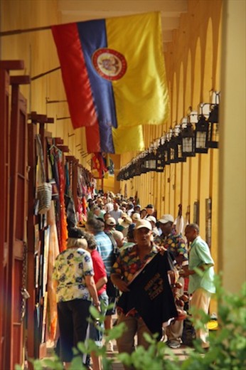 Cruise ship passengers, Cartagena