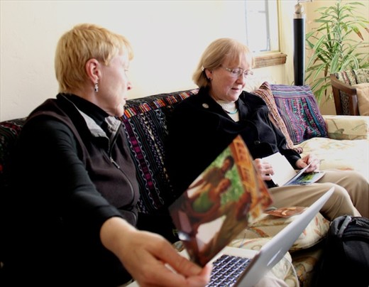 Connie and Candice, our 