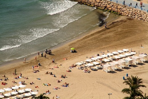 Sandy beach, Alicante