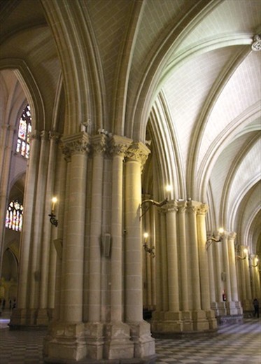 Giant columns of the Cathedral