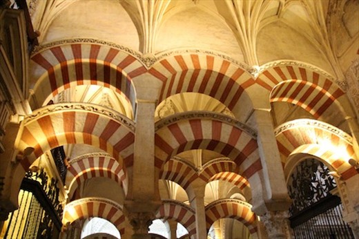 Double arches of the Mezquita, Cordoba